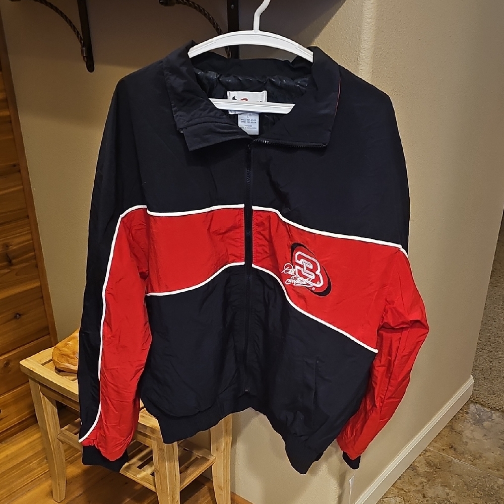 Chase Authentics Black and Red Bomber Jacket